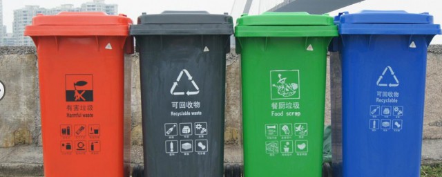 可回收垃圾桶是什麼顏色 分類垃圾桶介紹