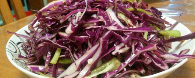 紫甘藍的醃制方法脆 紫甘藍泡菜的醃制方法