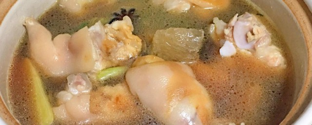 豬腳湯怎麼做好吃 豬腳湯做好吃的方法