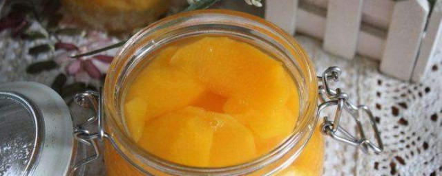 黃桃罐頭的制作方法 做罐頭的方法