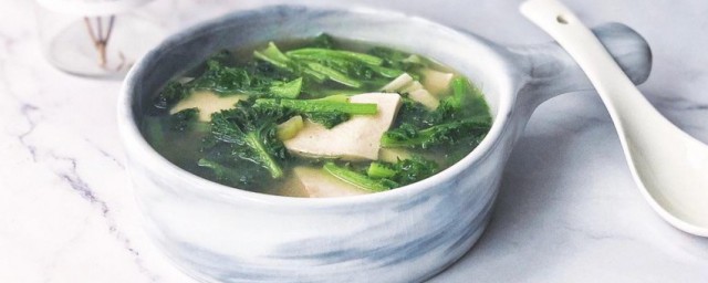小菜豆腐湯 小菜豆腐湯的做法