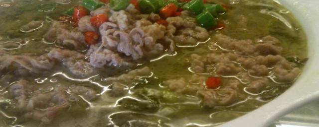 羊肉酸菜粉絲湯的做法 羊肉酸菜粉絲湯的做法簡述