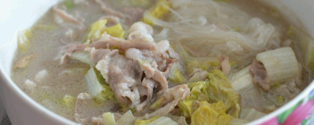 酸菜羊肉粉絲湯的做法 怎麼做酸菜羊肉粉絲湯