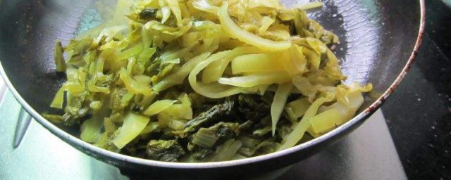 炒酸菜怎麼做好吃 炒酸菜做好吃的方法