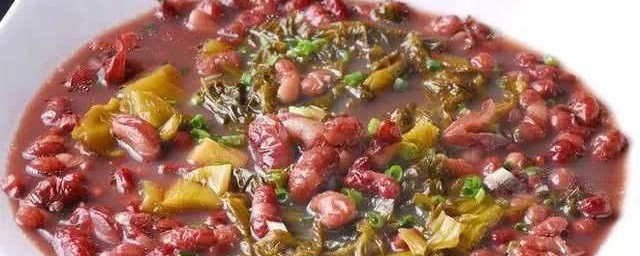 紅豆酸菜湯的做法 如何做紅豆酸菜湯