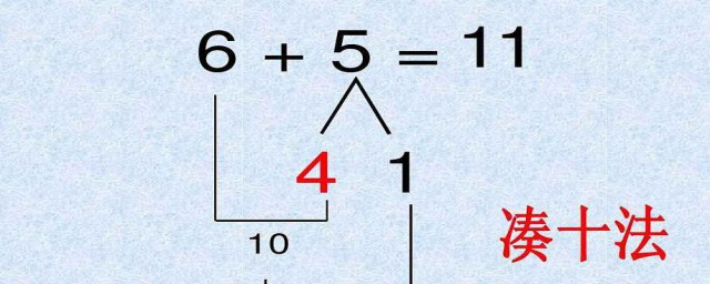 湊十法口訣是什麼 學前班數學湊十法口訣