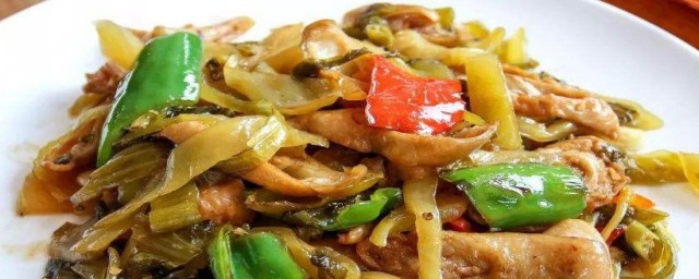 酸菜炒肥腸的做法 酸菜炒肥腸的做法簡述