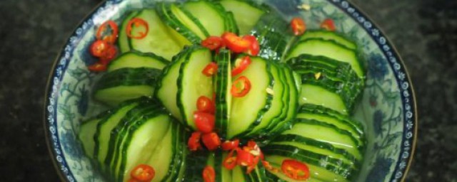 黃瓜的醃制方法酸甜脆 傢常版醃制黃瓜做法