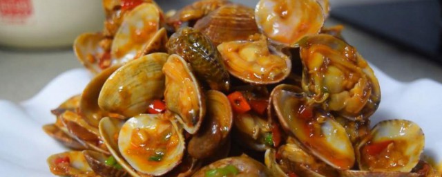 辣炒花蛤的做法 辣炒花蛤好吃做法