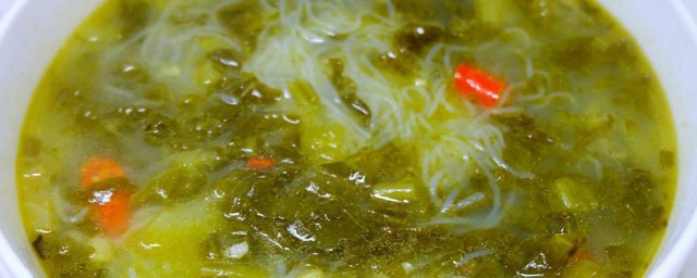 酸菜粉絲湯怎麼做 做酸菜粉絲湯的步驟