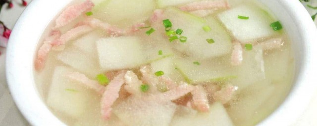 冬瓜湯怎麼做湯白 做冬瓜湯的步驟