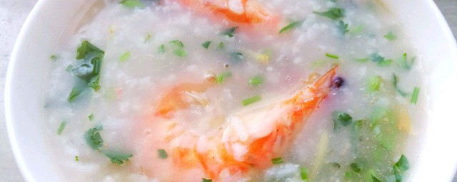 鮮蝦粥的做法 做的時候需要什麼