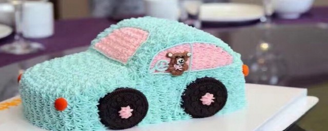 小汽車蛋糕怎樣做的 小汽車蛋糕的制作方法