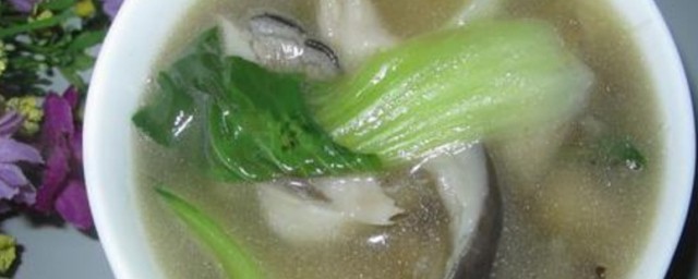 蘑菇油菜湯怎樣做 蘑菇油菜湯做法介紹
