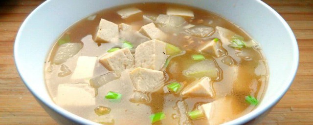豆腐湯的做法傢常 操作步驟