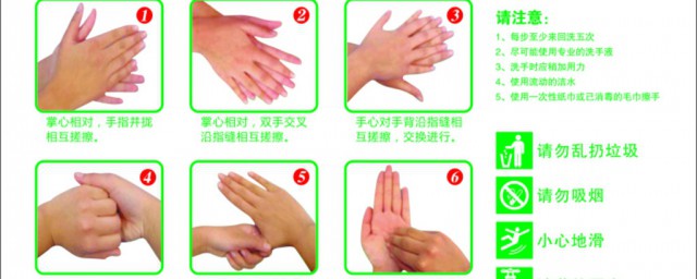 洗手六步法介紹 洗手六步法步驟簡介