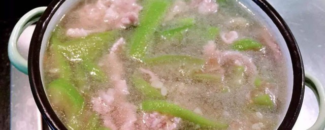 瘦肉湯的做法 絲瓜瘦肉湯的做法