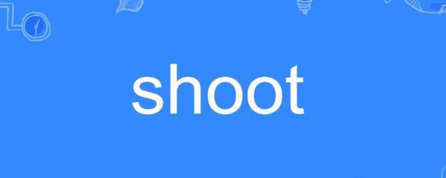 shoot是什麼意思 shoot的解釋