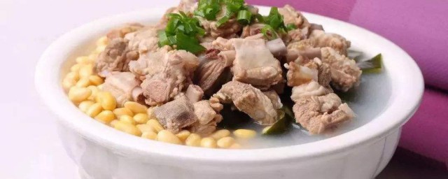 黃豆燉豬骨湯怎麼做 黃豆燉豬骨湯的做法