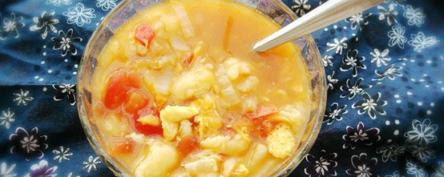 怎麼做疙瘩湯 傢常西紅柿疙瘩湯酸甜可口