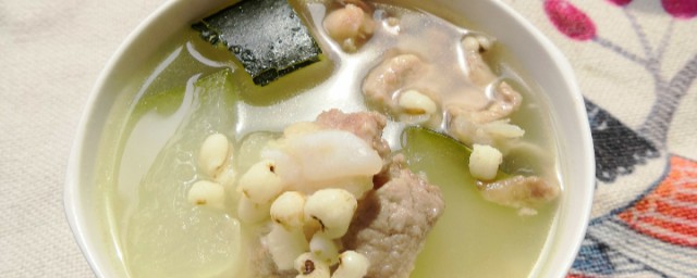 冬瓜薏米排骨湯 怎麼做冬瓜薏米排骨湯