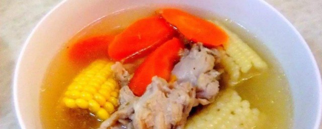 胡蘿卜排骨湯 胡蘿卜排骨湯的做法