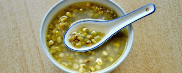 制作綠豆湯 綠豆湯怎麼做