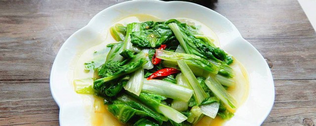 炒油白菜的方法 炒油白菜的方法介紹
