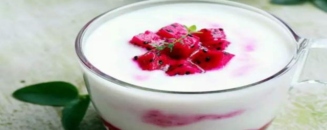 炸火龍果酸奶怎麼做 火龍果酸奶做法與功效