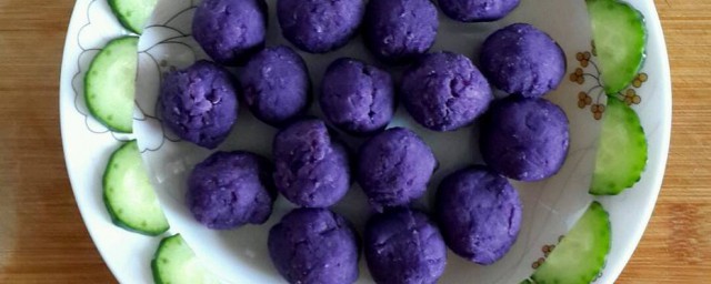 怎麼做烤紫薯球 烤紫薯球的簡單做法