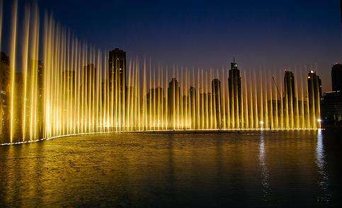 迪拜音樂噴泉 The Dubai Fountain