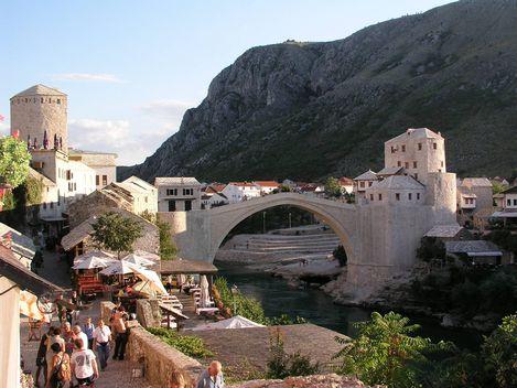 莫斯塔爾舊城和舊橋地區 Old Bridge Area of the Old City of Mostar
