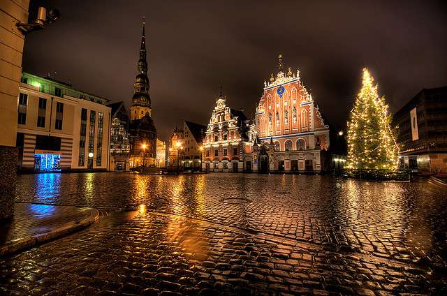 里加市政廳廣場 Riga Town Hall Square