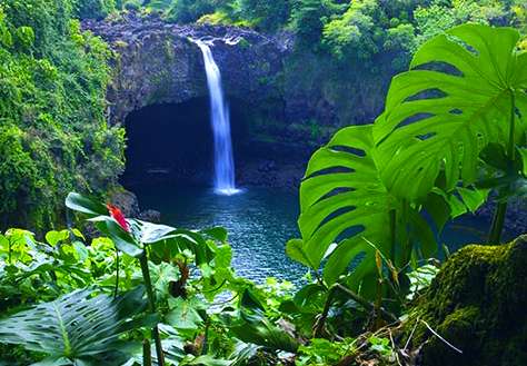 夏威夷彩虹瀑布 Rainbow Falls Hawaii