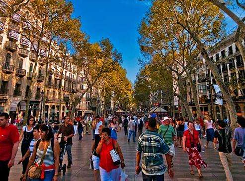蘭布拉大道 La Rambla Barcelona