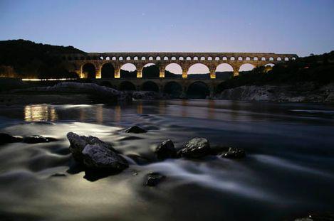加德橋羅馬式水渠 Pont du Gard Roman Aqueduct
