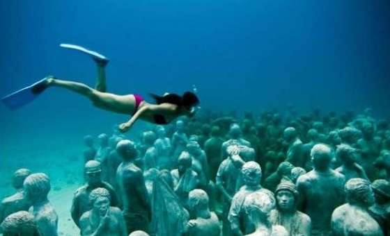 墨西哥海底雕塑博物館 Museo Subacuático de Arte