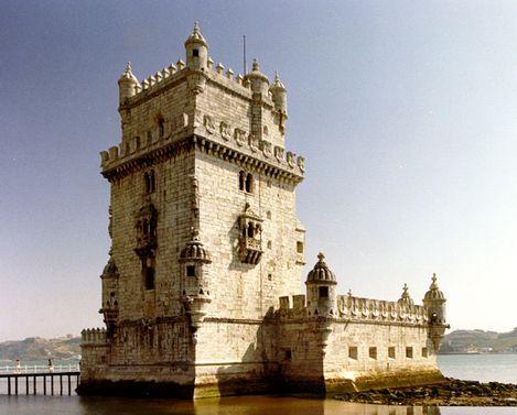 哲羅姆派修道院和里斯本貝萊姆塔 Monastery of the Hieronymites and Tower of Belém in Lisbon