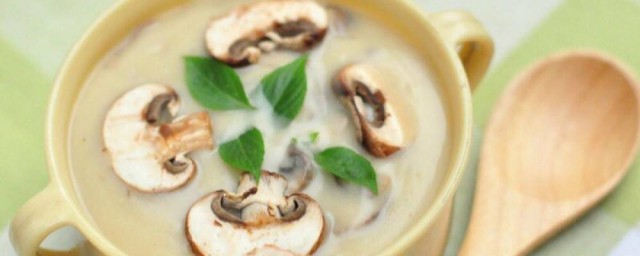 奶油蘑菇濃湯的傢常做法 奶油蘑菇濃湯怎麼做