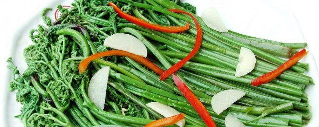 吃蕨兒菜的好處 蕨兒菜的功效