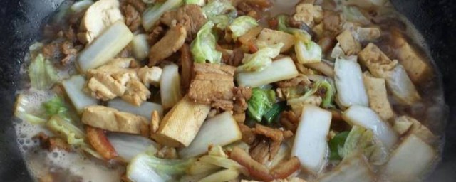豆腐燉白菜怎麼做 怎麼做豆腐燉白菜