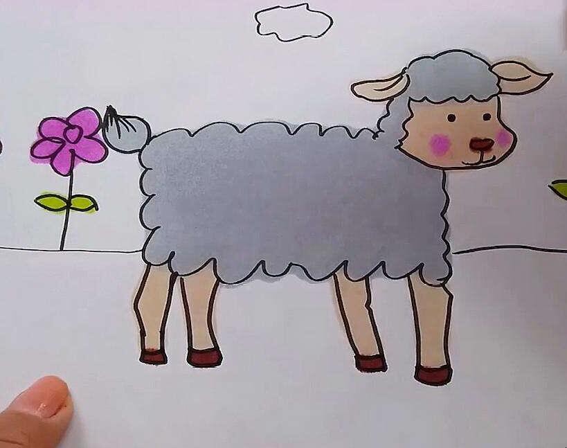 小羊怎麼畫簡單又漂亮