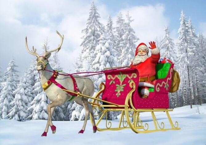 聖誕老人的雪橇是什麼動物拉的