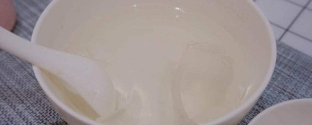白涼粉多久才凝固 白涼粉的做法