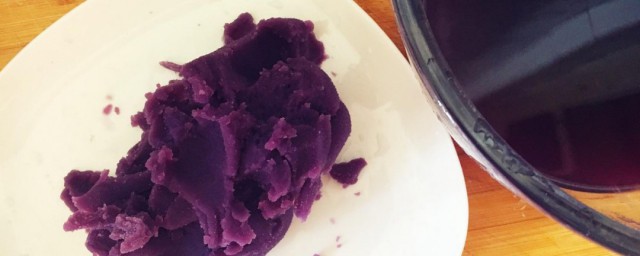紫薯餡的傢常做法 紫薯餡做法