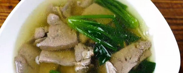 豬肝湯怎麼燒 燒豬肝湯的方法