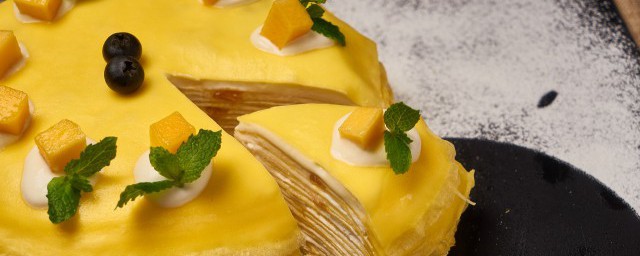芒果千層蛋糕的傢常做法 芒果千層蛋糕怎麼做