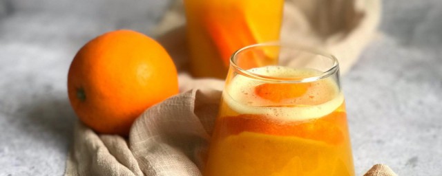 熱橙汁的傢常做法 熱橙汁做法